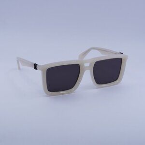 Off-White OERI13W STRATFORD 6107 Sunglasses Beige Square Frame, Grey Lenses
